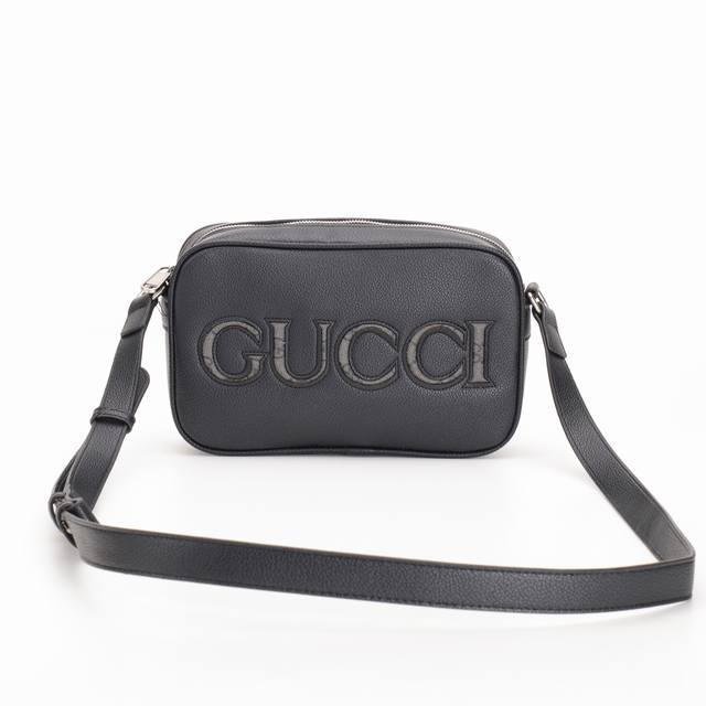 Gucci古驰guc 双g满印字母男士斜挎包 #原单品质 Size：23.5*14*6