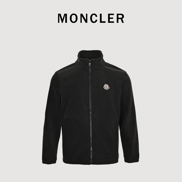 Moncler 蒙口 Mc 24Fw 颗粒绒外套 取材柔软颗粒绒，领口、口袋及袖口，拉链侧袋完善整体设计。 男女同款 时髦保暖 ：M－3Xl