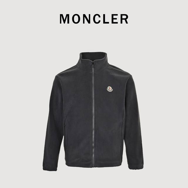 Moncler 蒙口 Mc 24Fw 颗粒绒外套 取材柔软颗粒绒，领口、口袋及袖口，拉链侧袋完善整体设计。 男女同款 时髦保暖 ：M－3Xl