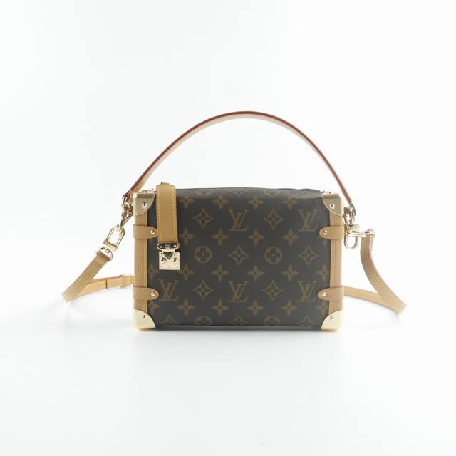 Louis Vuitton Lv Side Trunk 老花满印斜挎包m46358 官网在售价28,700Rmb，Nicolas Ghesquière 重复探寻