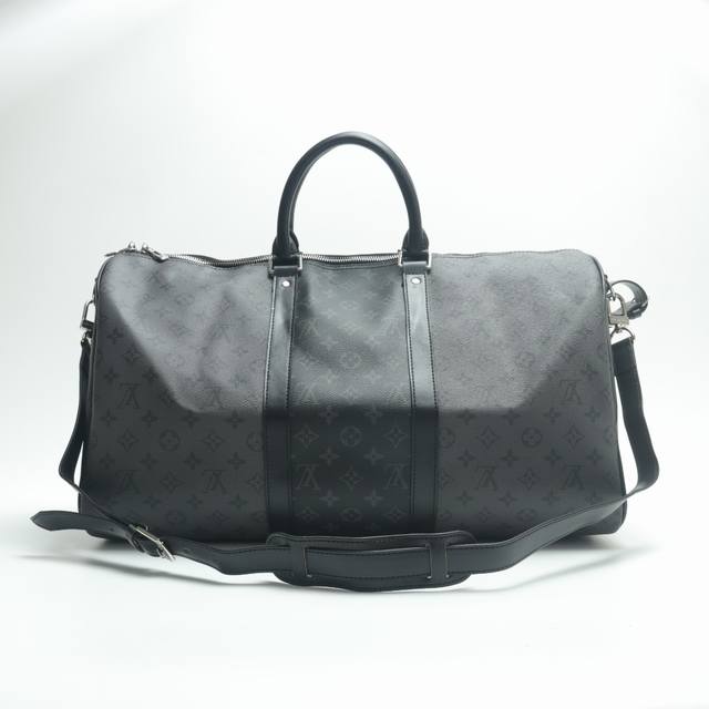 Louis Vuitton Lv Keepall 50 老花拼接旅行袋 官网售价18,700人民币，特殊涂层帆布，牛皮革饰边，棉纺织衬里金属配件，双拉链开合设计