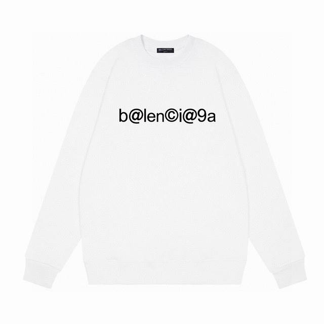 Balenciaga 巴黎世家新款邮件字母印花经典，日常穿搭卫衣，高克重面料超级舒适！ 元素碰撞！让整款气质升提一个档次！时尚而平不庸！低调百搭又具有品牌特色的