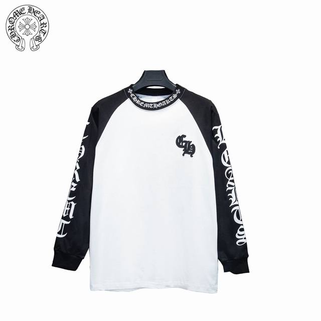 Chrome Hearts 克罗心 24Ss 梵文插肩袖长袖卫衣 采用26支双纱 300克重面料 进口针织针梳棉进行制作，厚度适中，有垂感又有轮廓型，上身就是一