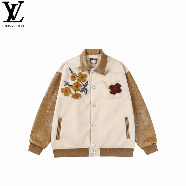 Louis Vuitton 路易威登 24Ss 花期毛巾绣棒球服 - Louis Vuitton法国路威酩轩集团-Lvmh旗下品牌 著名奢侈品箱包和皮具品牌 百