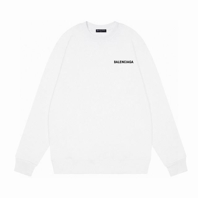 Balenciaga 巴黎世家新款字母印花经典，日常穿搭卫衣，高克重面料超级舒适！ 元素碰撞！让整款气质升提一个档次！时尚而平不庸！低调百搭又具有品牌特色的代表