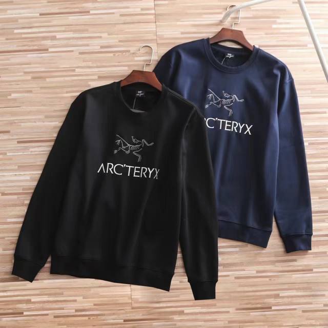 上新 Arc'Teryx Macai 始祖鸟男款加绒款卫衣，480克奥戴尔拉架复合水貂绒，舒适透气！胸前经典图标字母重工刺绣，饱满立体，舒适不紧绷，三标辅料，做