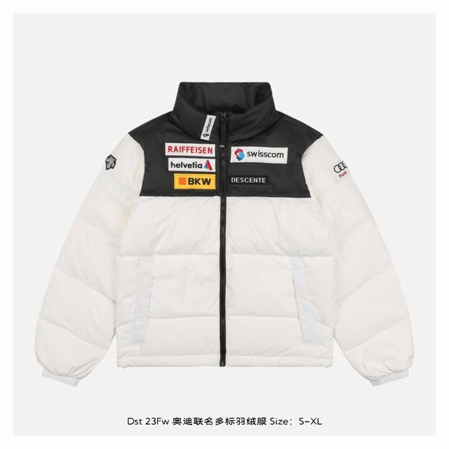 Descente 22Fw 奥迪联名多标羽绒服 专业滑雪羽绒服户外，市面上羽绒服有很多，但是此款羽绒服我们必须要容重的介绍一下，设计感十足，穿上身后线条感十足，