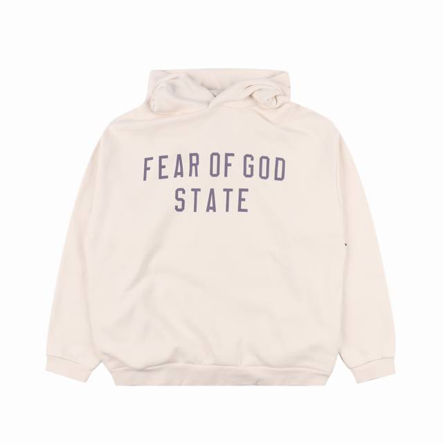 Fear Of God Essentials Fall24 Back To School系列 Fleece Hoodie 字母印花长袖连帽卫衣 尺码：S-Xl