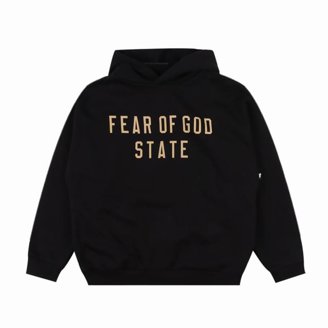 Fear Of God Essentials Fall24 Back To School系列 Fleece Hoodie 字母印花长袖连帽卫衣 尺码：S-Xl