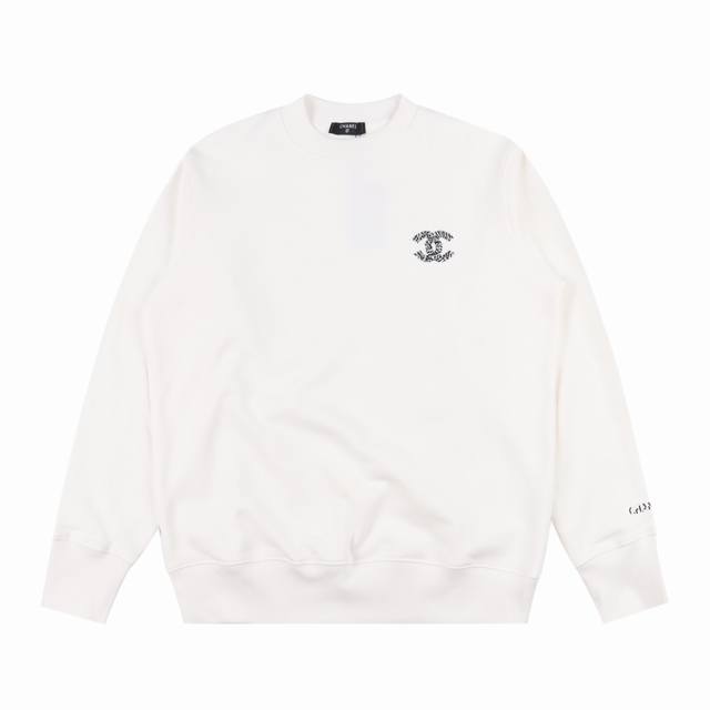 香奈儿chanel Pantin 十周年限定 双c编织刺绣卫衣 Size ：S-Xl