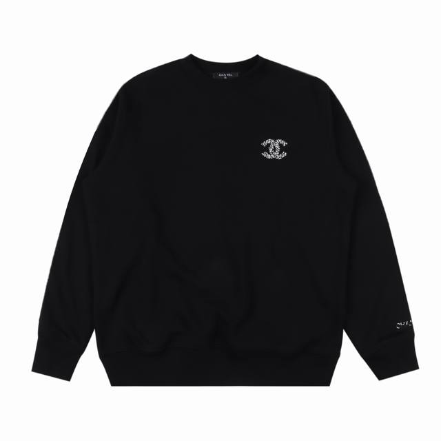 香奈儿chanel Pantin 十周年限定 双c编织刺绣卫衣 Size ：S-Xl