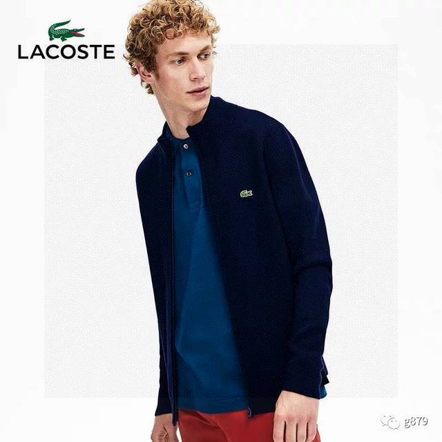 法国鳄鱼 Lacoste*24Ss年官网同步新款男士菠萝格拉链加绒开衫 低调简约，款式简洁大方，不挑人，阳光型男，街头风格， 雅痞绅士，任何风格都可以轻松驾驭。