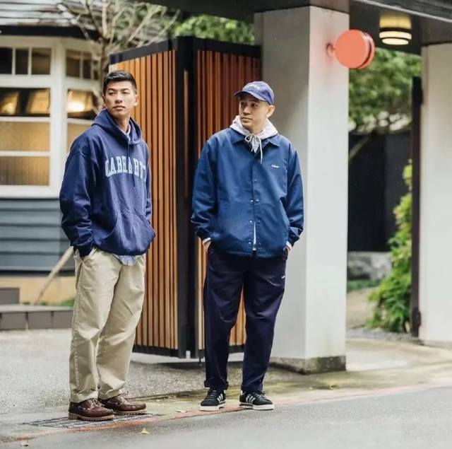 上新 140 Carhartt Wip 卡哈特 经典wi 秋冬教练夹克 阔版 男女情侣款 Zp一致对版用料 定染 专柜同步在售！ 百灵达进口刺绣 三标齐全 完全