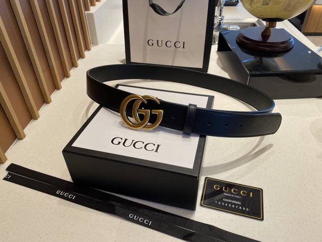 上新！ ，配专柜全套包装！古驰gucci 头皮带男士无以伦比的配饰正能量冲击所有男神圣装 爱美之心对菲期待 幻想每个新款都来自天使壁画般的天马行空巨作！狠货级品