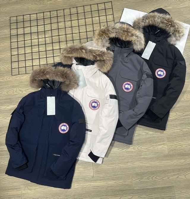 Cana Goose 加拿大鹅 #男女款 单品秋冬硬货推荐# 4色齐发！！！代工厂出品 Canada Goose Parka 加拿大品牌canada Goose