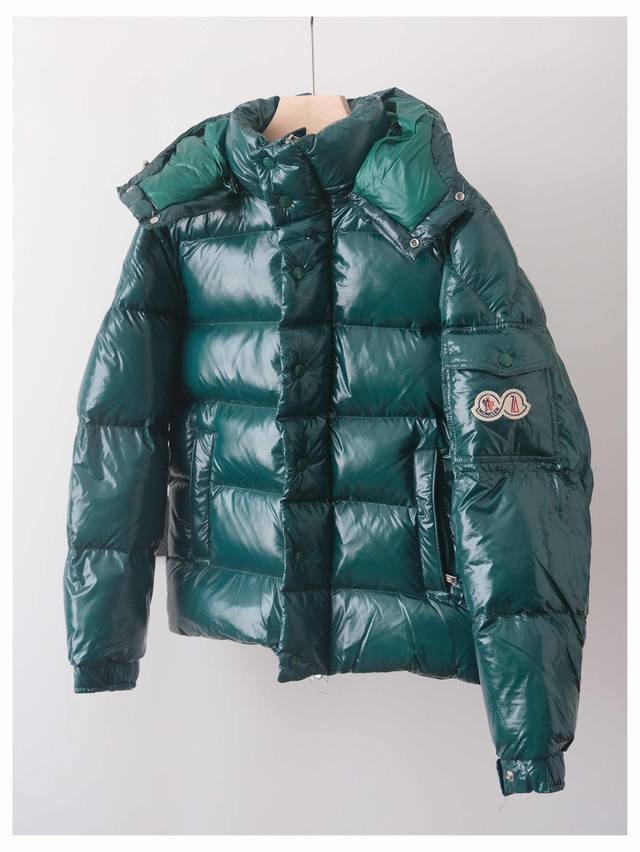 Moncler* 蒙口70周年双标限定款羽绒服外套 男女同款 新元素双年moncler蒙口黑标系列 法国m档案馆典藏款 超高端maya系列 情侣款连帽保暖羽绒服