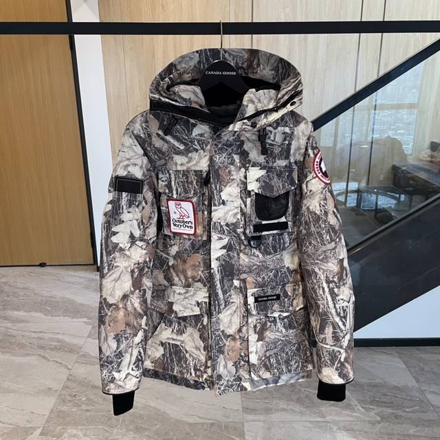 顶级天花板 Ovo X Canada Goose 加拿大鹅猫头鹰联名 Terrain 派克大衣羽绒服 标本专柜同款帆布手提袋 退货遗失默认5 25可配大鹅盒子+