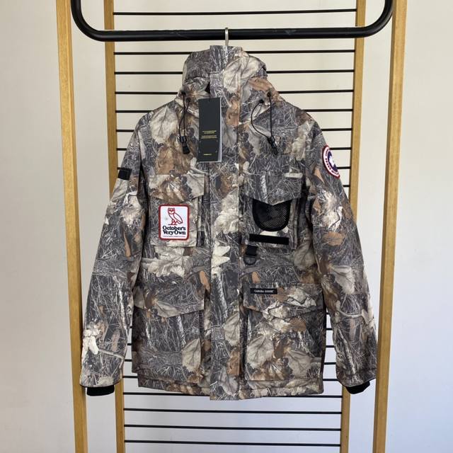 顶级天花板 Ovo X Canada Goose 加拿大鹅猫头鹰联名 Terrain 派克大衣羽绒服 标本专柜同款帆布手提袋 退货遗失默认5 25可配大鹅盒子+