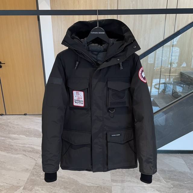 顶级天花板 Ovo X Canada Goose 加拿大鹅猫头鹰联名 Terrain 派克大衣羽绒服 标本专柜同款帆布手提袋 退货遗失默认5 25可配大鹅盒子+