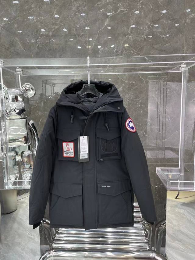 顶级天花板 Ovo X Canada Goose 加拿大鹅猫头鹰联名 Terrain 派克大衣羽绒服 标本专柜同款帆布手提袋 退货遗失默认5 25可配大鹅盒子+