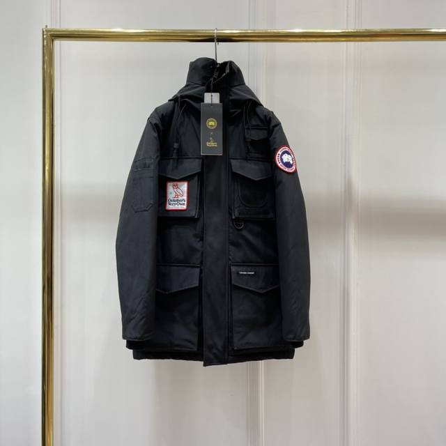 顶级天花板 Ovo X Canada Goose 加拿大鹅猫头鹰联名 Terrain 派克大衣羽绒服 标本专柜同款帆布手提袋 退货遗失默认5 25可配大鹅盒子+