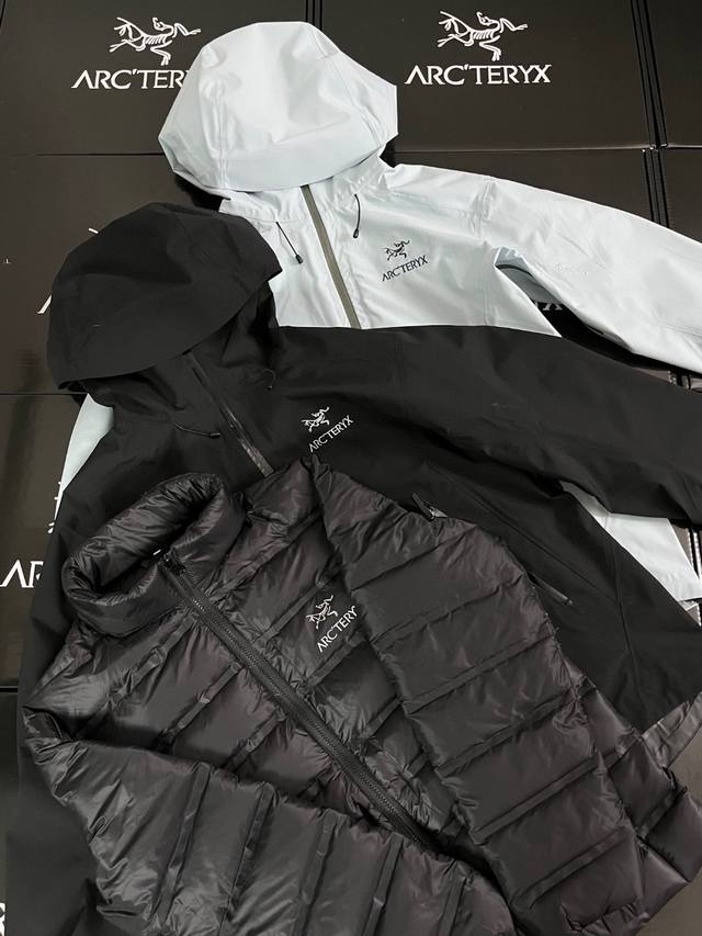 供 Arc'Teryx 始祖鸟｜Lt贝塔 三合一羽绒服冲锋衣 户外防水硬壳｜全压胶工艺｜90绒内胆｜轻薄保暖一衣三穿 Gore-Tex面料 内胆轻薄户外级羽绒服