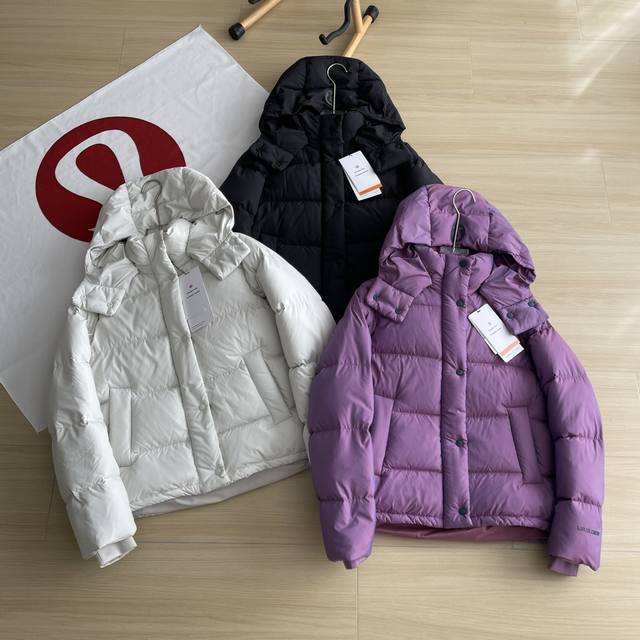 主图 经典款羽绒服lululemon 露露乐蒙wunder Puff Jacket泡芙五格收腰爆款三色防风加厚保暖羽绒服外套 新品 Lw4Btos女款lulul