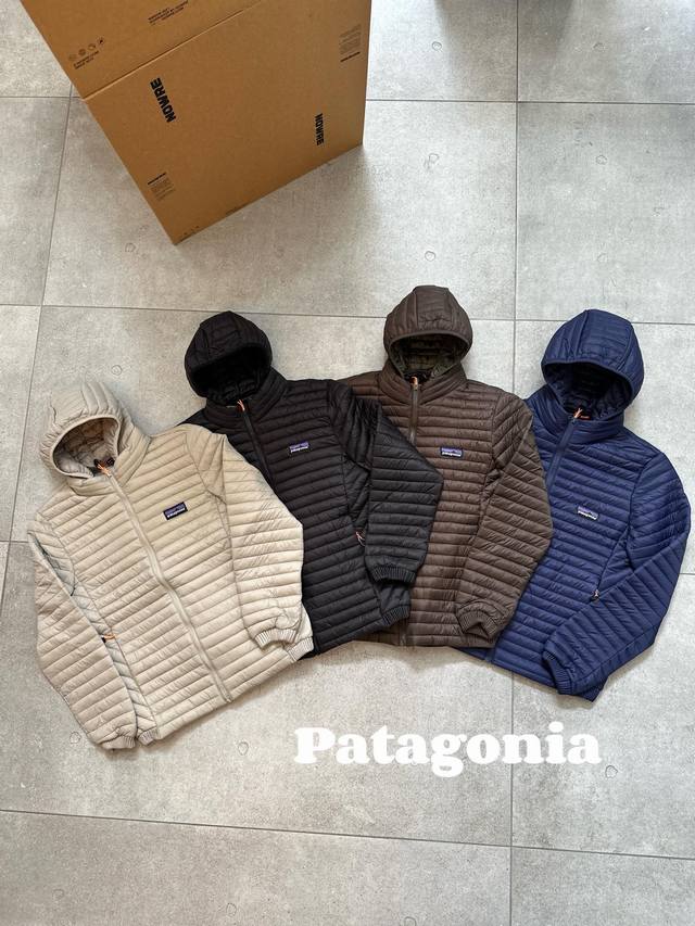 Patagonia 巴塔哥尼亚 官网款排骨情侣羽绒棉服ribs Jacket 货号84702表布使用20D*30D超轻面料，内里全压衬奥米绒 表布经过防撕裂增强