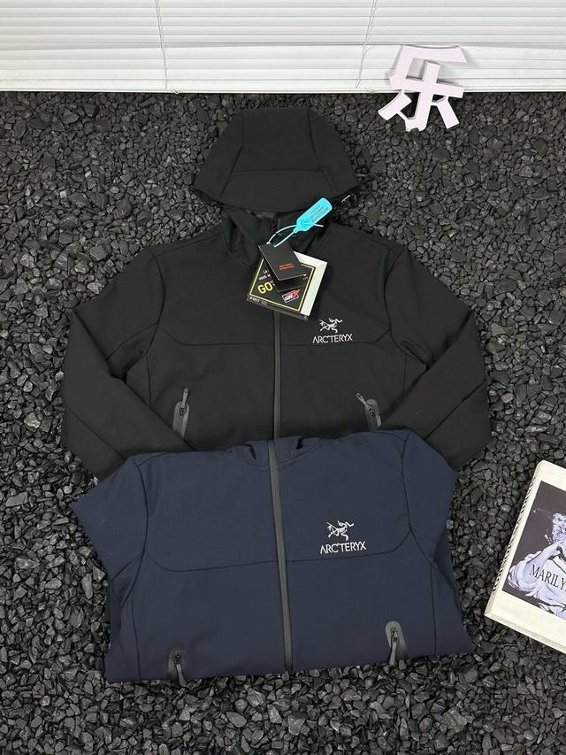 Arcteryx 始祖鸟 秋冬专柜同步刺绣款连帽运动防风夹克外套 - 代加工原厂出的货！走线细节拉链都是过硬的！图片上都可以看得出来！ 品质真的没得挑，无敌了！