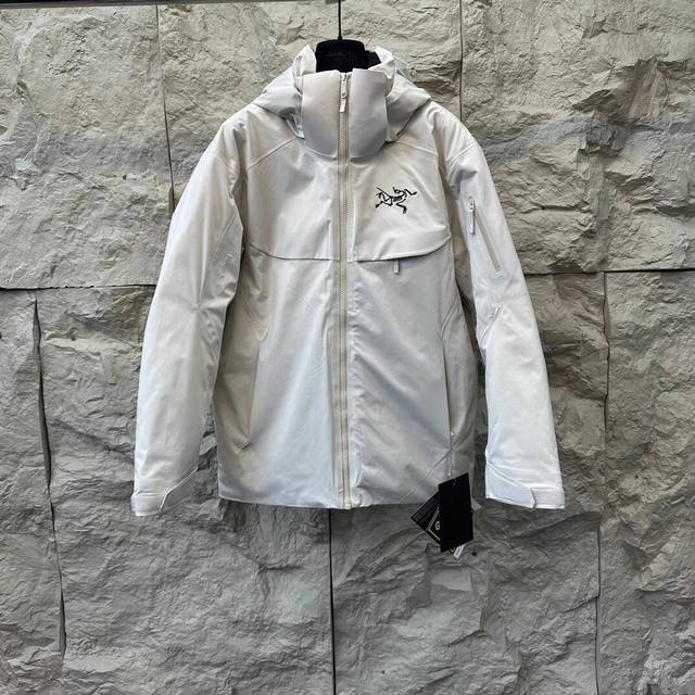 顶级品质1:1 帽子可脱卸 大买菜 Arc'Teryx 始祖鸟 Macai Jackt 冬季男款连帽羽绒服 金典大买菜款 防风 防水 保暖 滑雪服 冲锋衣 1帽