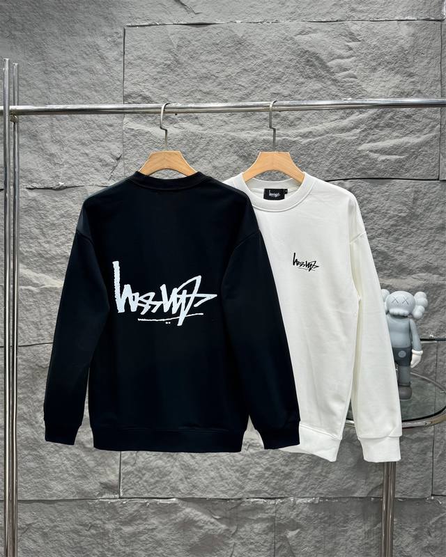 斯图西 Stussy 斯图西冬季新款针织圆领毛圈卫衣休闲情侣款924 顶级版本，细节版本1:1复刻 重磅专柜最新款！走一波！绝对私房牛货！380G高克重毛圈材质