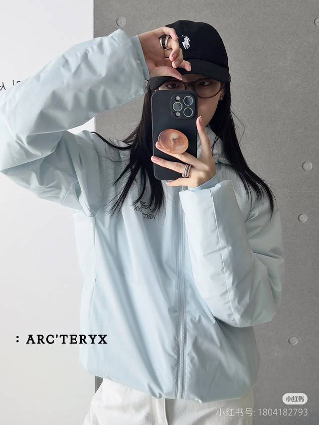 以太蓝 咨询图 Arcteryx 始祖鸟阿童木冬季轻量防风防水户外冲锋衣 连帽棉服