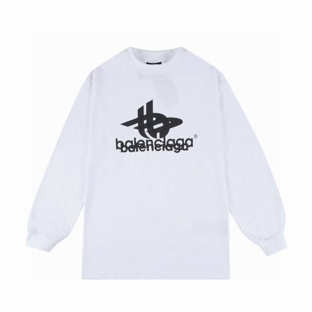 顶级复刻版本 Balenciaga 巴黎世家幻影双logo卫衣长袖t恤 款号：631B15 面料: 日本精细棉料，质感细腻润滑 辅料: 原版吊牌辅料 全套新款巴