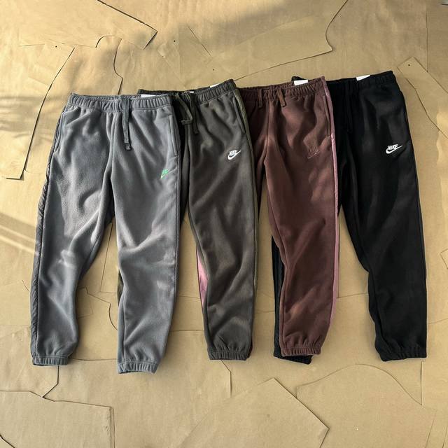 纯原版本！得物！抵御寒冬！ Dd4893！反绒双面摇粒绒！Nike Sportswear Winter 运动休闲双面摇粒绒珊瑚绒梭织拼接设计！长裤 宽松版型！原