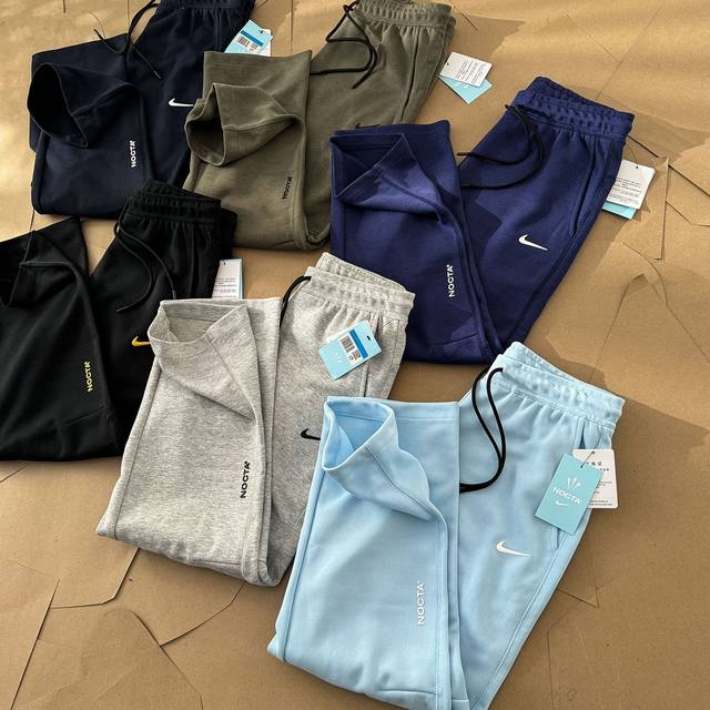 世纪联名nike X Nocta 联名款 亚版卫裤tech Fleece 品牌logo印花运动休闲直筒长裤货号fd8461-063 最近比较火的联名款，申州出品