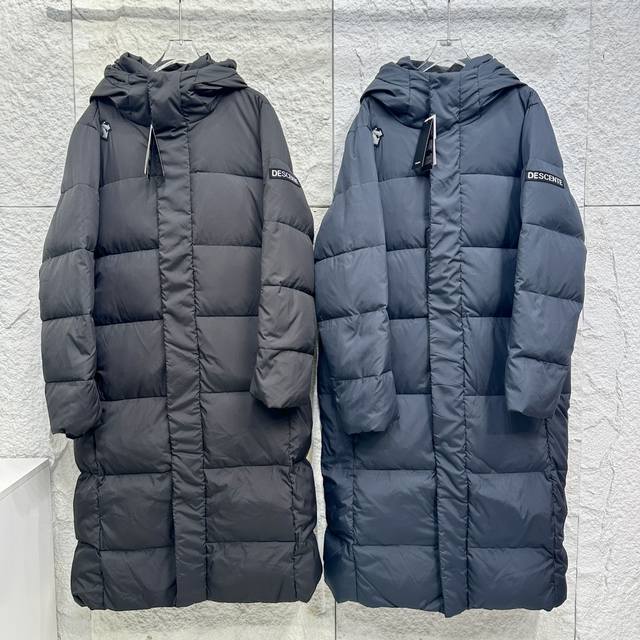 降价发 Descente 迪桑特 Ski Style系列heat Navi科技石墨烯保暖层长款羽绒服 黑色 和墨灰色 男女都能穿 S到xl 代购订单 原版定织的