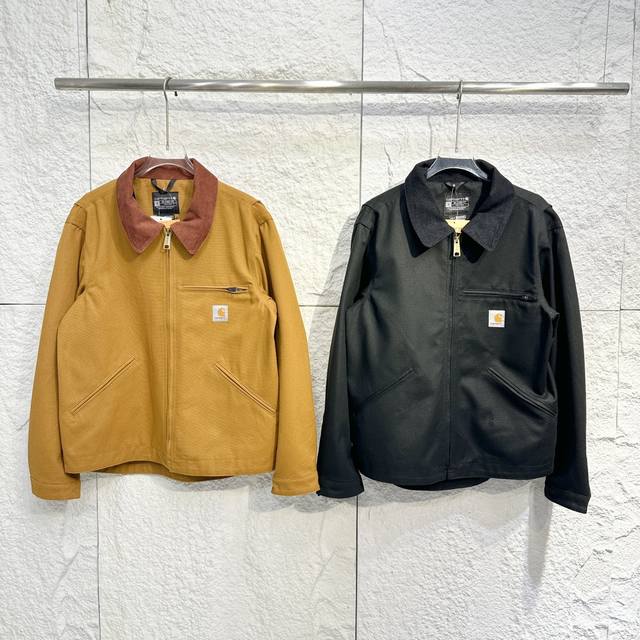 特价无售后 103828 薄款上新 卡哈特carhartt Duck Blanket-Lined Detroit Jacket 薄款经典款底特律帆布耐穿夹克 经