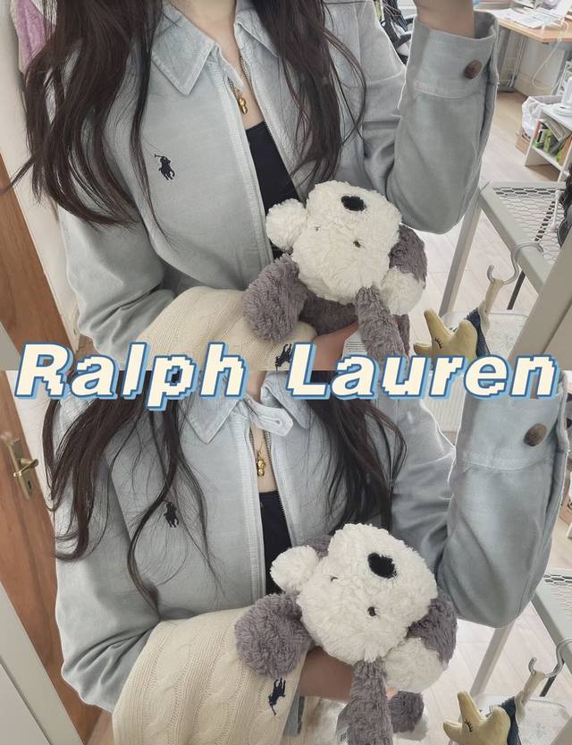 特价 一件 只有粉色 卡其色 Ralph Lauren拉夫劳伦卡其色老干部夹克外套 这是一个情侣款男生女生都能驾驭永远的经典 这个面料真的和其他的不一样新款没有