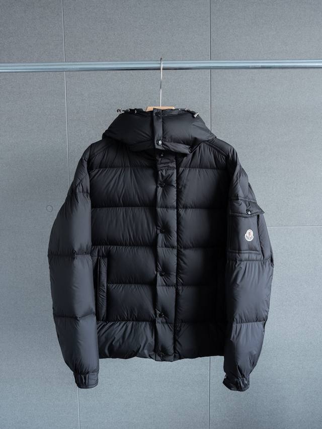 顶级充绒品质 Moncler Maya Vezere 70周年蒙口玛雅雾面短款羽绒服 男女通穿 - 颜色：黑色 - 尺码：1码 2码 3码 4码 5码 尺码表