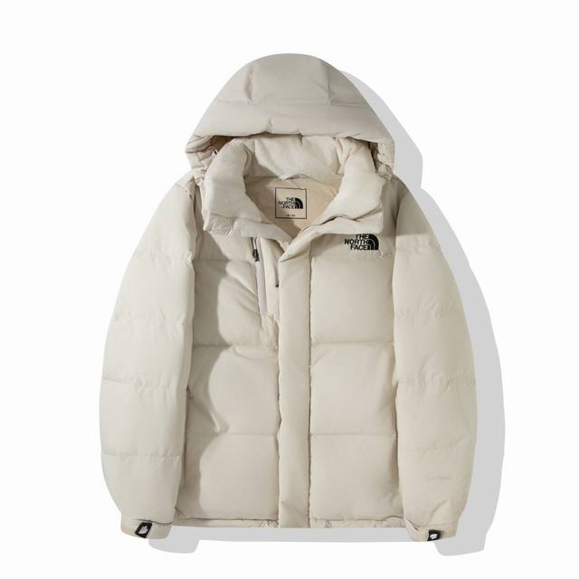 The North Face Dryvent 系列滑雪 防水面料 纯色拉链保暖连帽北面羽绒服 帽子可拆卸 正确定制 区别市面看图说话商家 带芯片 商标+吊牌+水