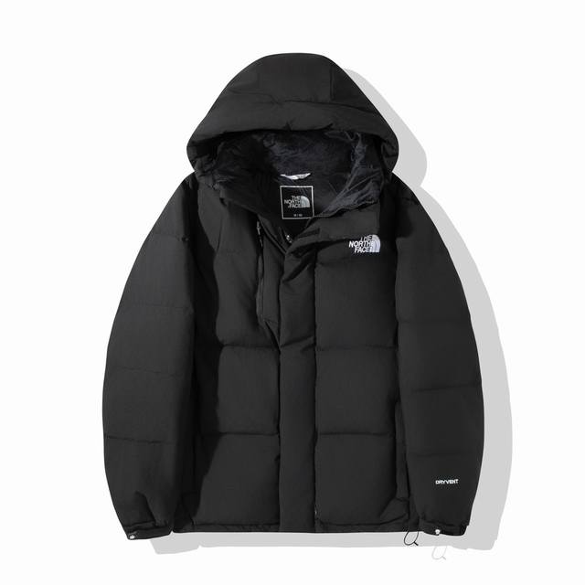 The North Face Dryvent 系列滑雪 防水面料 纯色拉链保暖连帽北面羽绒服 帽子可拆卸 正确定制 区别市面看图说话商家 带芯片 商标+吊牌+水