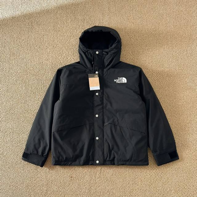 The North Face 北面 1986系列 Logo印花防风防水防尘轻薄羽绒服 新国标90绒 面料：采用原版一致防风防水防尘三防面料 保暖防风效果极佳 填