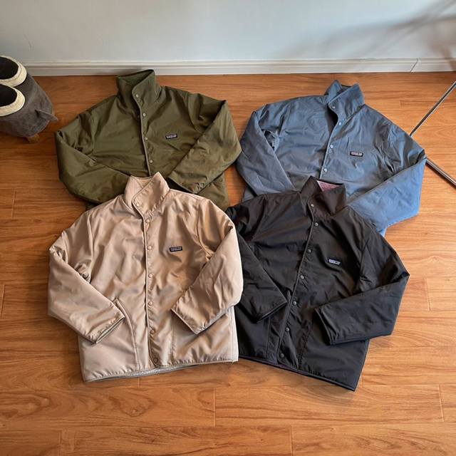 纯原臻品 原厂跟单 Patagonia巴塔哥尼亚woolyester Pile Retro-X两面穿羊羔绒保暖按扣棉服翻领夹克外套27578 #代工厂跟单出品