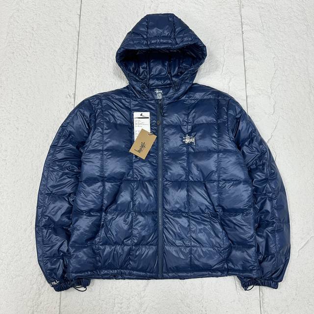 连帽款 Stussy & Mountain Hardwear｜限定款 Stussy Fw24 Midweight Hooded Puffer 品牌徽标logo隐