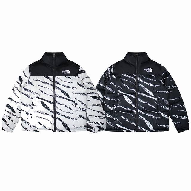 The North Face Down Parka 斑马亚洲限定羽绒棉服 防风面料 内胆手塞冲棉！Ykk拉链原标口袋。男女同款 内里 线距 门筒 用料 里料 织