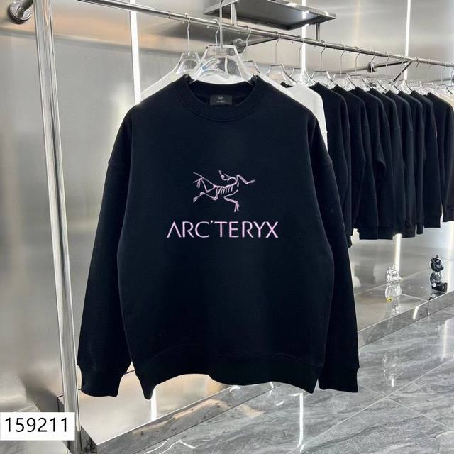 加绒款+10 始祖鸟arcteryx经典款全棉加厚320G休闲圆领套头卫衣 扫码芯片过验版本 159211 包含得物防伪卡 全套包装 高品质 下单即得各大品牌正