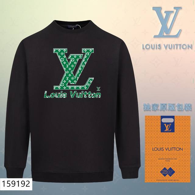 加绒款+10 Lv路易威登louis Vuitton经典款全棉加厚320G休闲圆领套头卫衣 扫码芯片过验版本 159192 包含得物防伪卡 全套包装 高品质 下