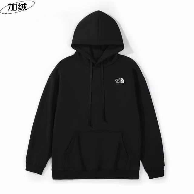 供 The North Face Tnf北面徽标刺绣连帽加绒卫衣 定制品牌刺绣小标 主标 辅料 水洗齐全 原版宽松版型 秋冬必入 甄选380克纯棉加绒面料 质感