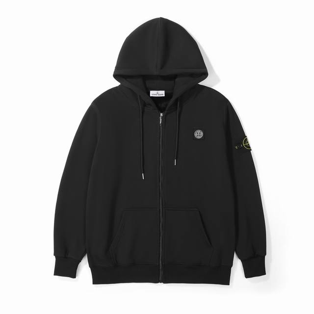 供 Stone Island石头岛方标徽章加绒连帽拉链水貂绒卫衣 定制水洗 主标 辅料齐全 品牌徽章 纽扣全部开模定做 原版宽松版型 甄选高品质水貂绒面料 加绒