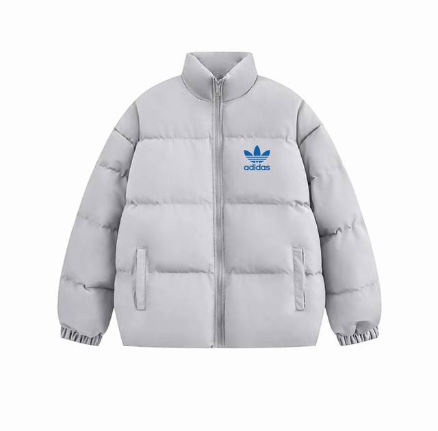 Adidas阿迪达斯三叶草宽松羽绒棉衣棉服立领面包服 高品质羽绒棉服系列 面料采用柔软牛津 搭配750新疆羽绒棉高密度充绒 温暖舒适 宽松版型 提升运动灵活度